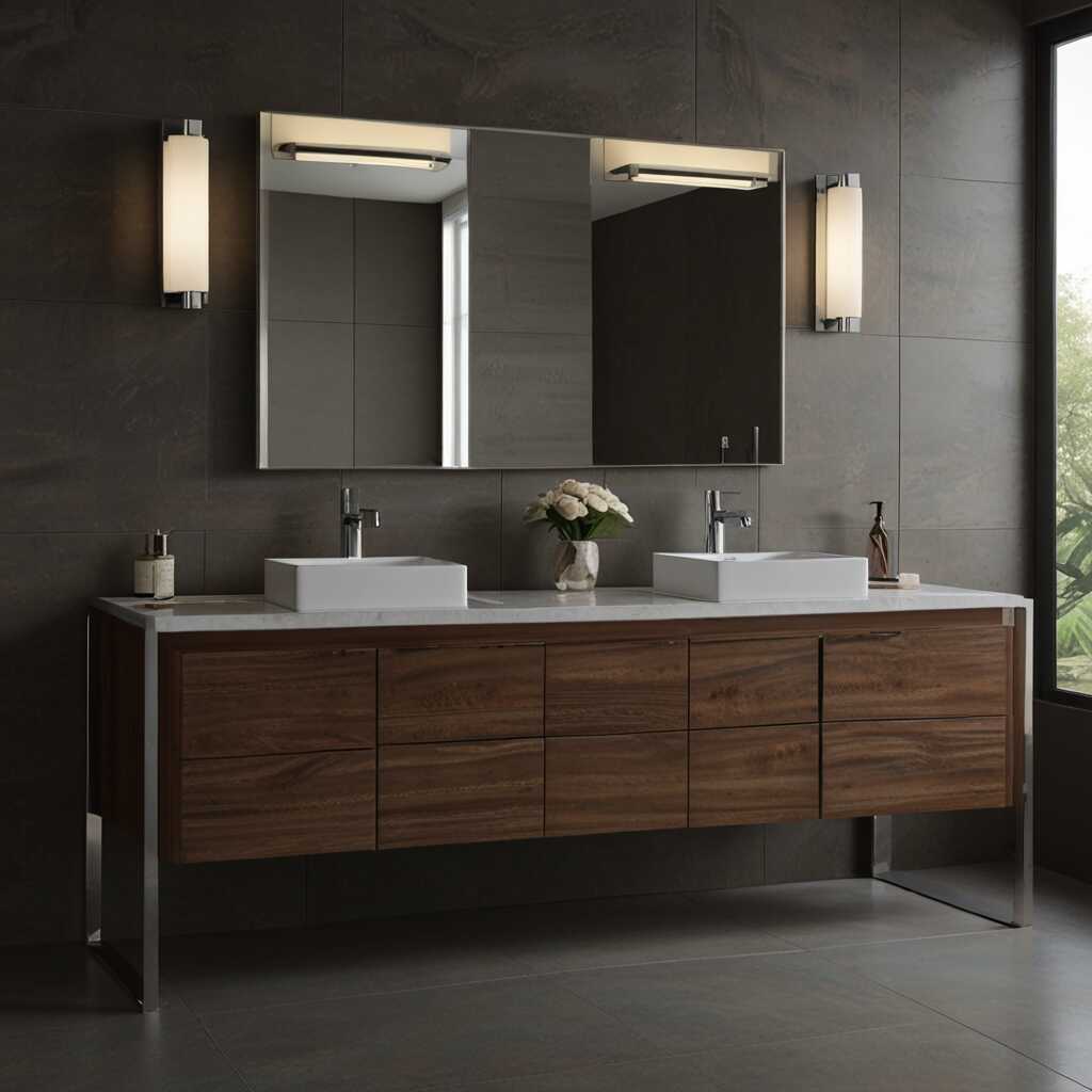 Side perspective of bathtub set