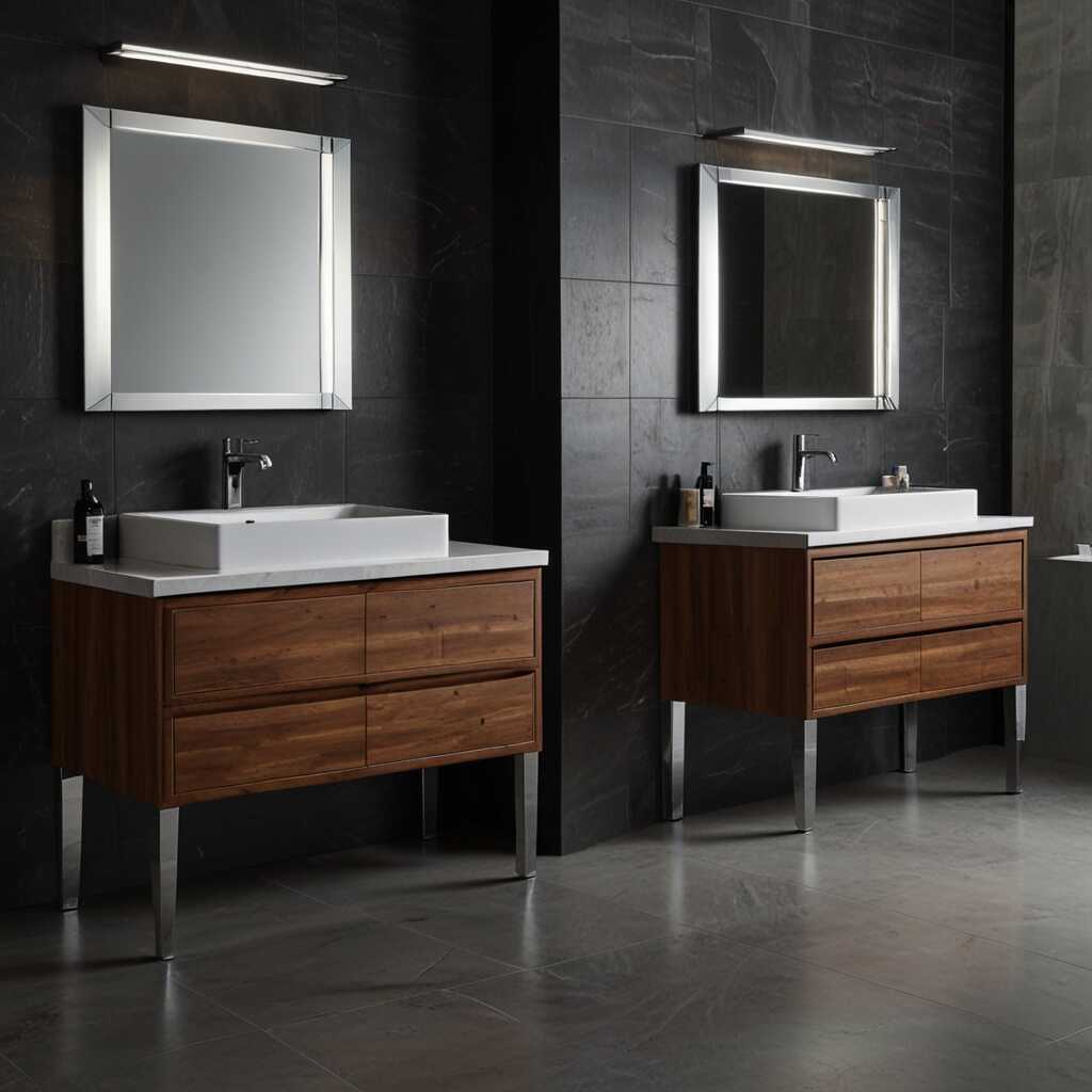 Sturdy wall-mounted shelf in chrome finish